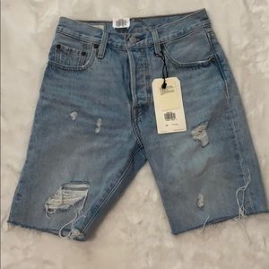 Levis 501 High Rise Bermuda Shorts